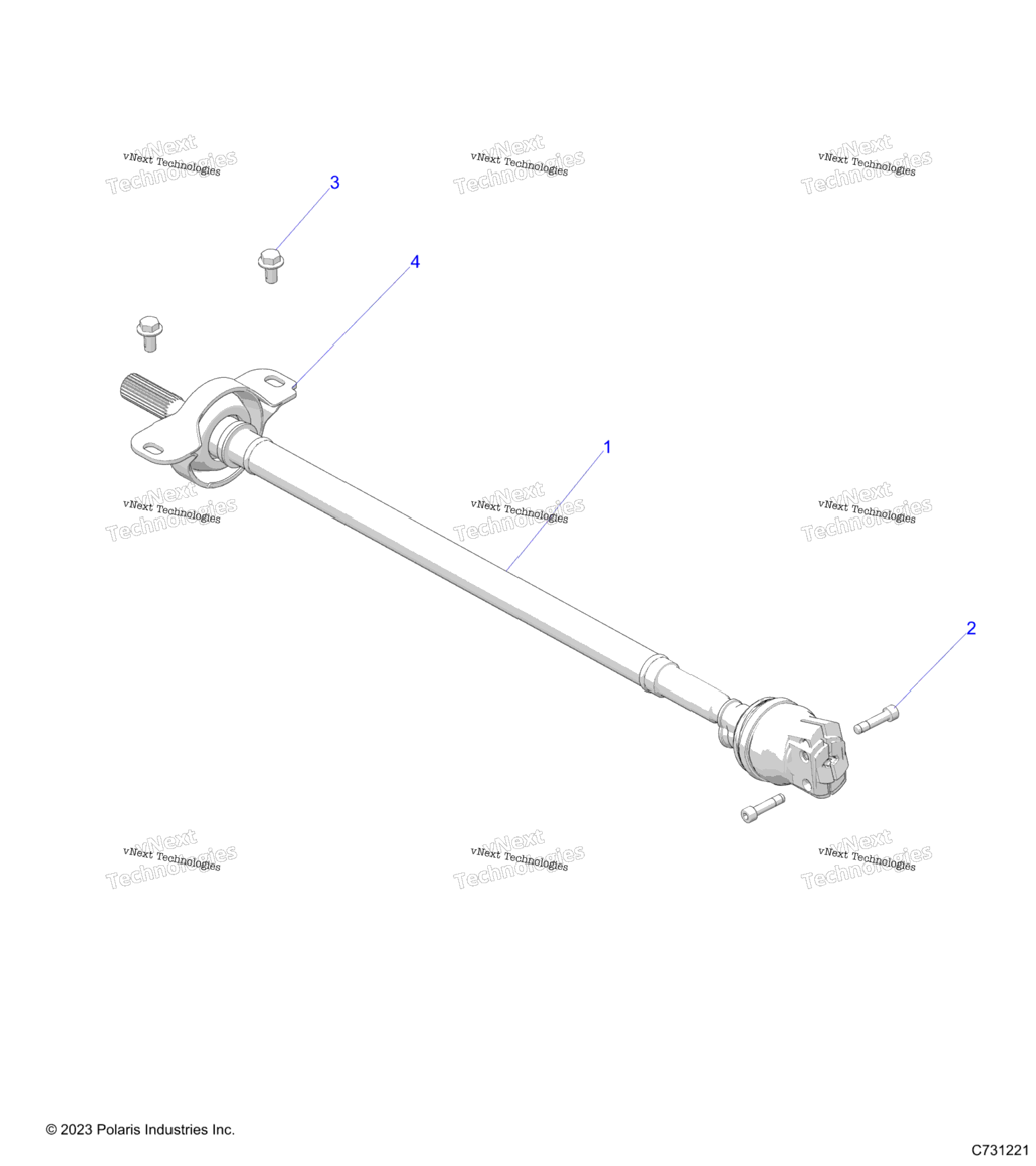 Drive Train, Front Prop Shaft