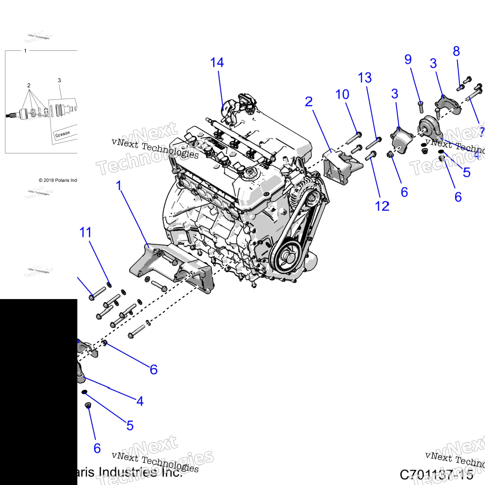 Drive Train, Rear Half Shaft