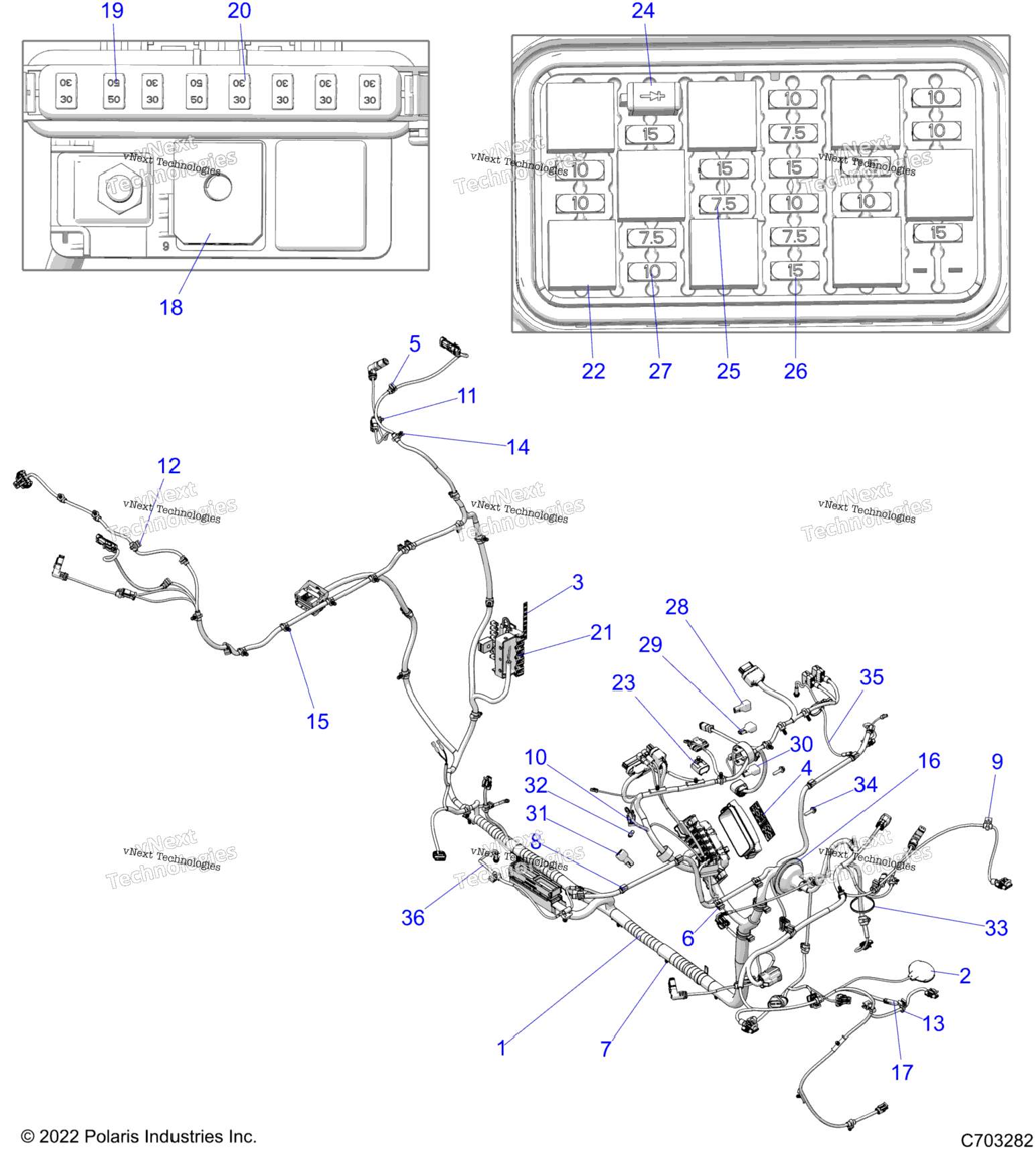 Electrical, Wire Harness, Chassis