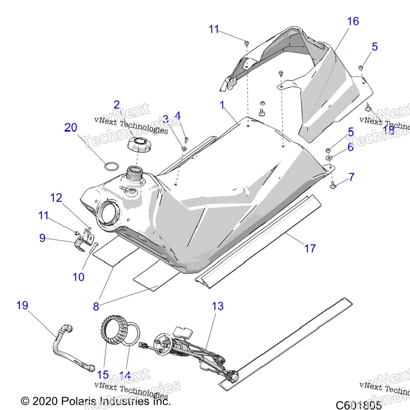 Fuel System, Fuel Tank Asm