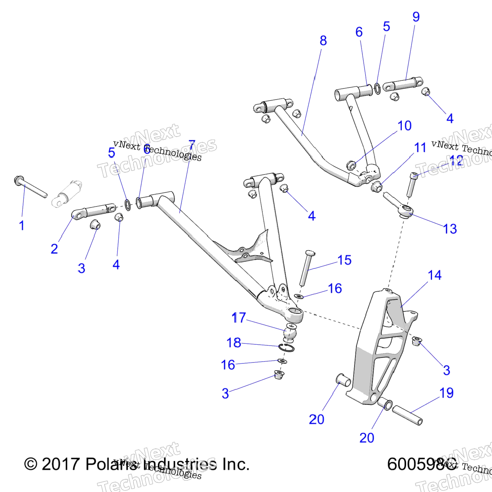 Suspension, Control Arms & Spindle