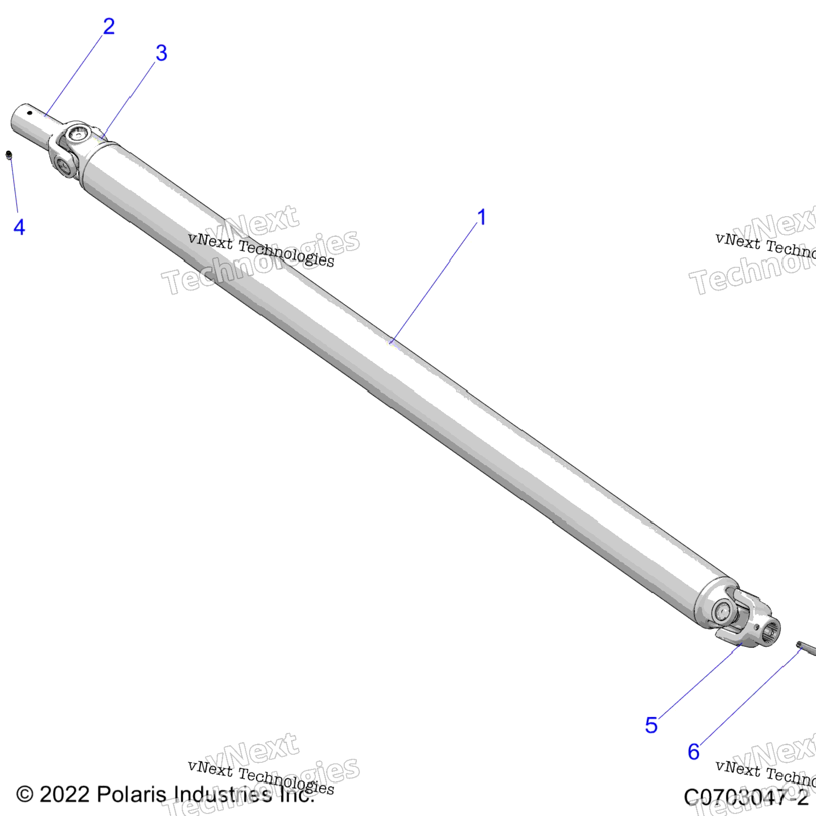 Drive Train, Prop Shaft,Front