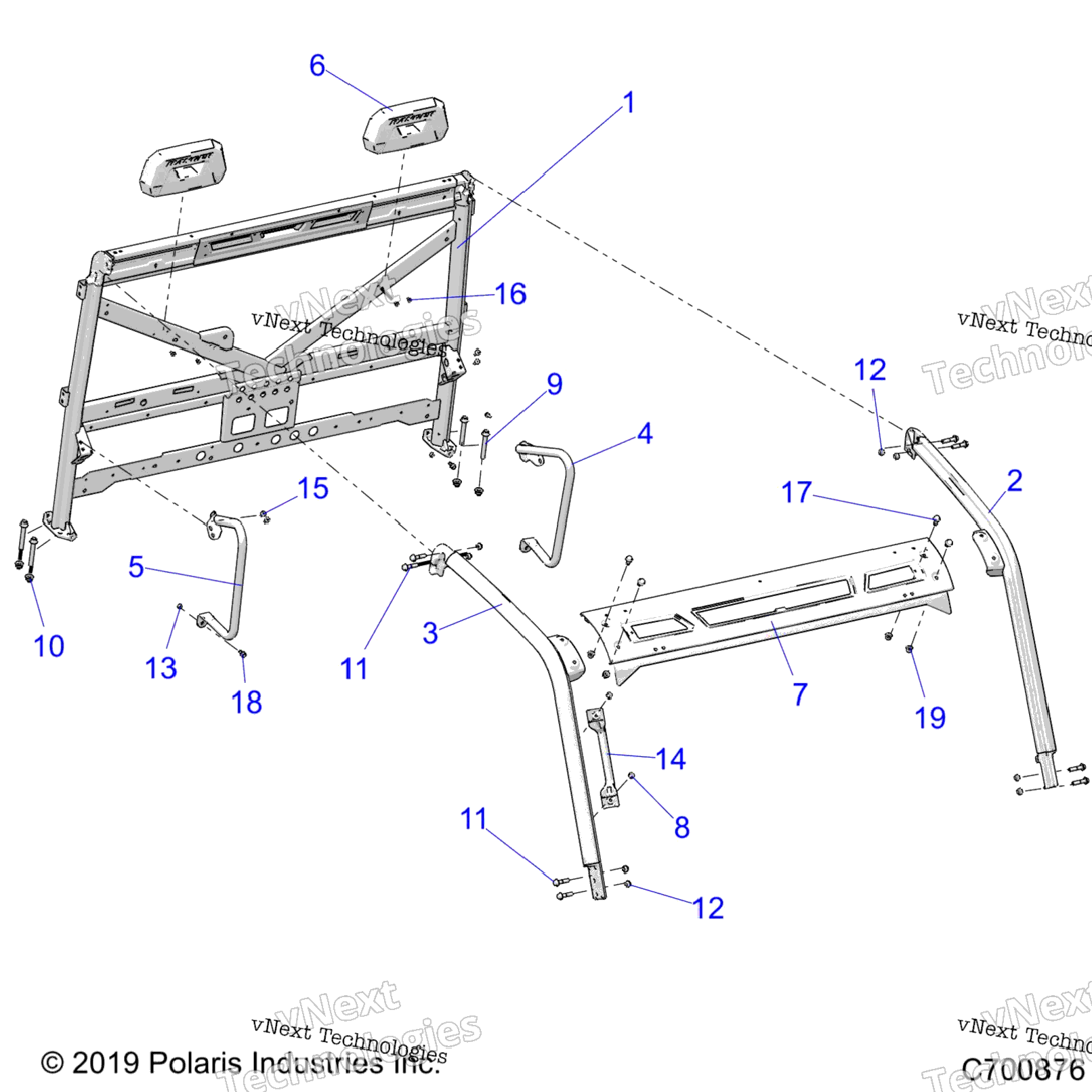 Chassis, Cab Frame