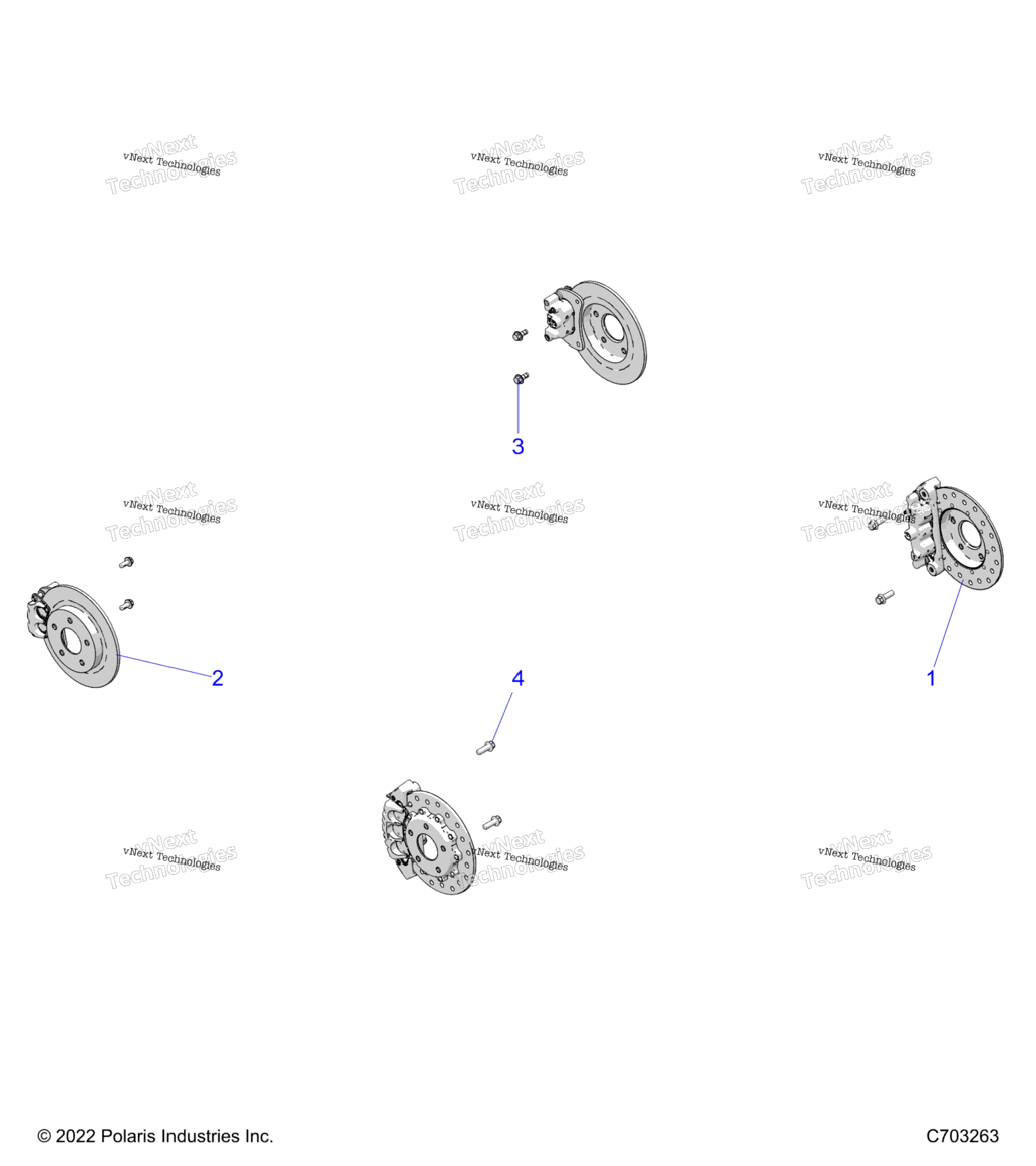 Brakes, Caliper Mounting And Rotors