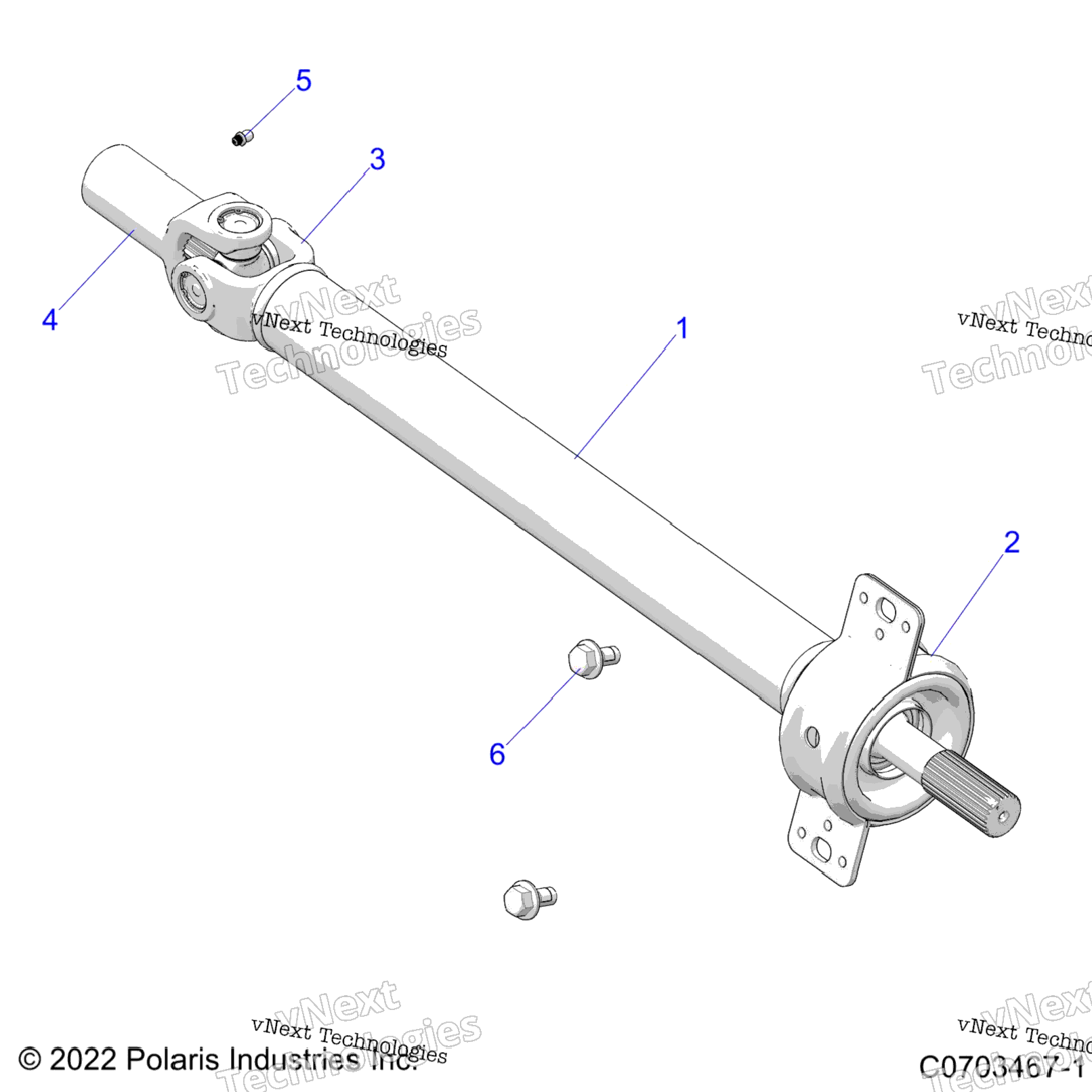 Drive Train, Prop Shaft,Mid, Bearing