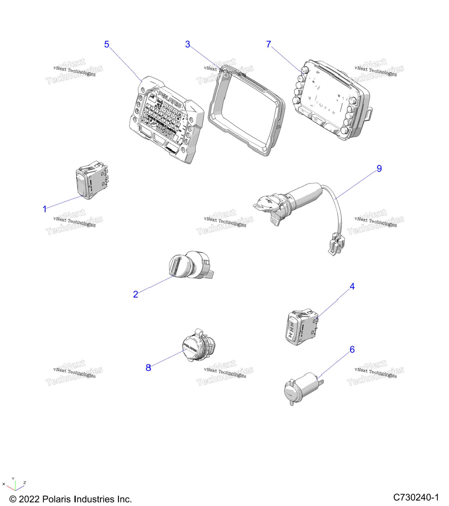 Electrical, Dash Instruments