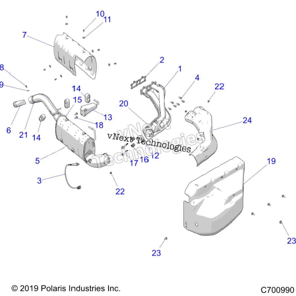 Engine, Exhaust System