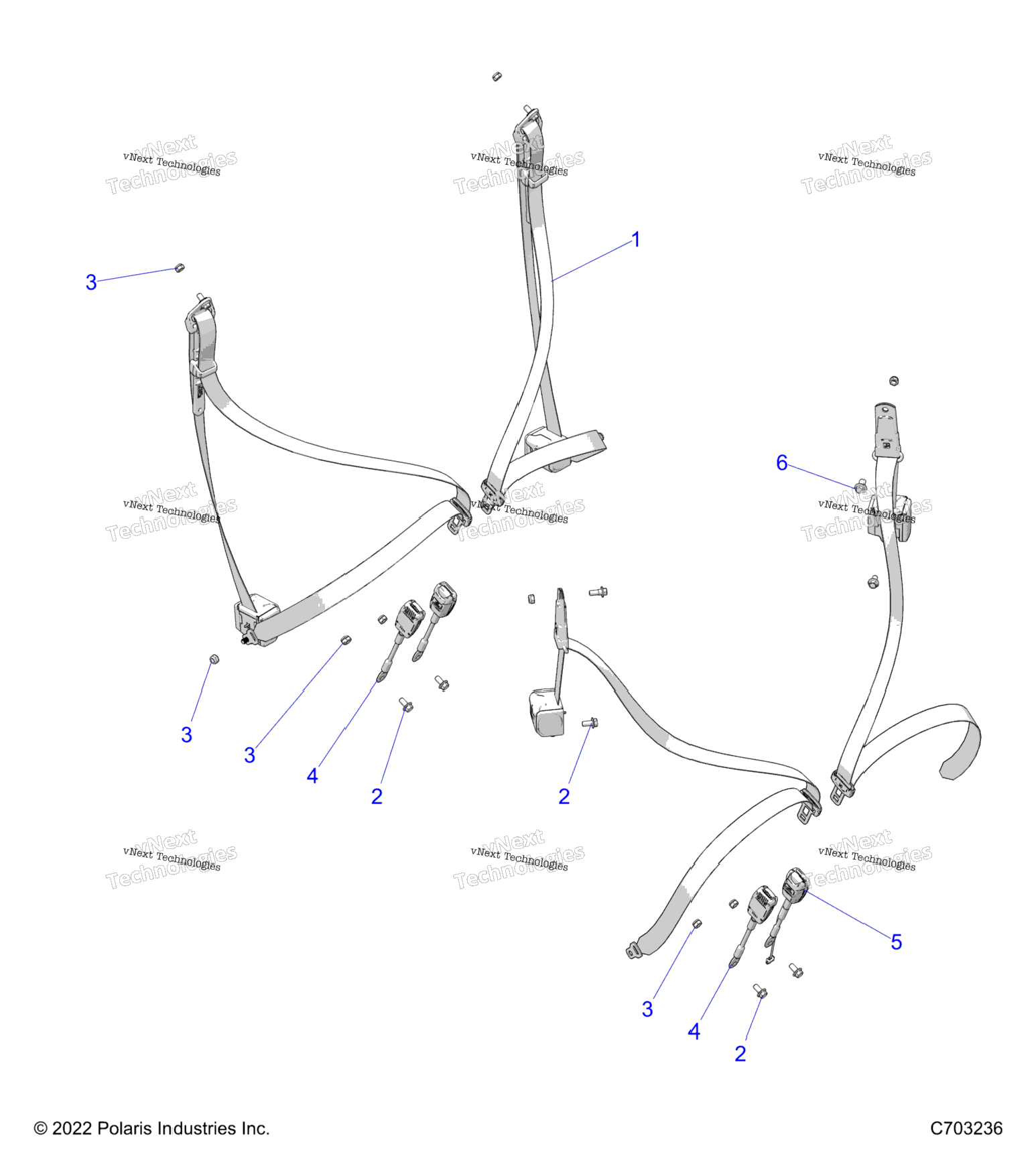 Body, Seat Belt Mounting