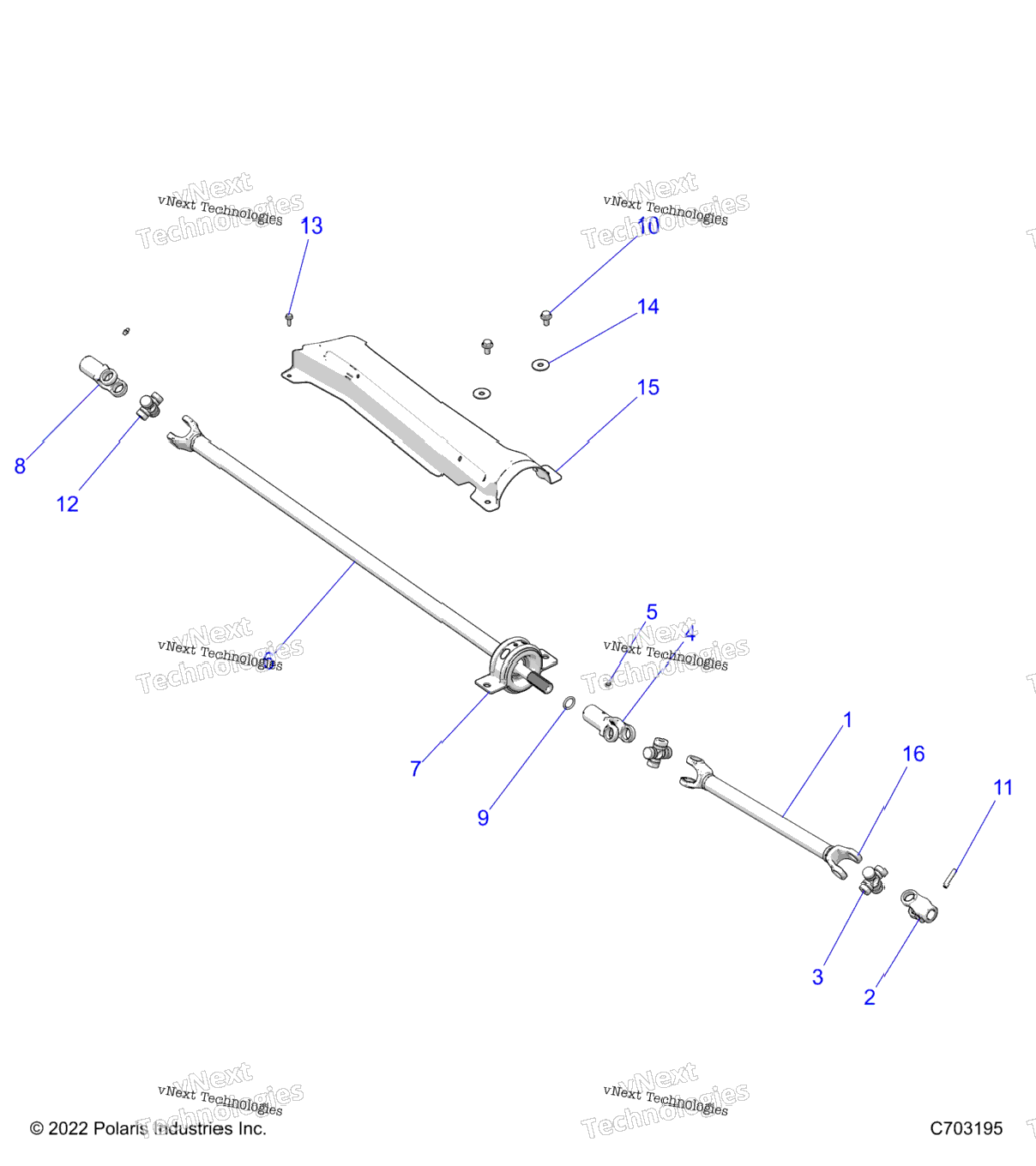 Drive Train, Prop Shaft