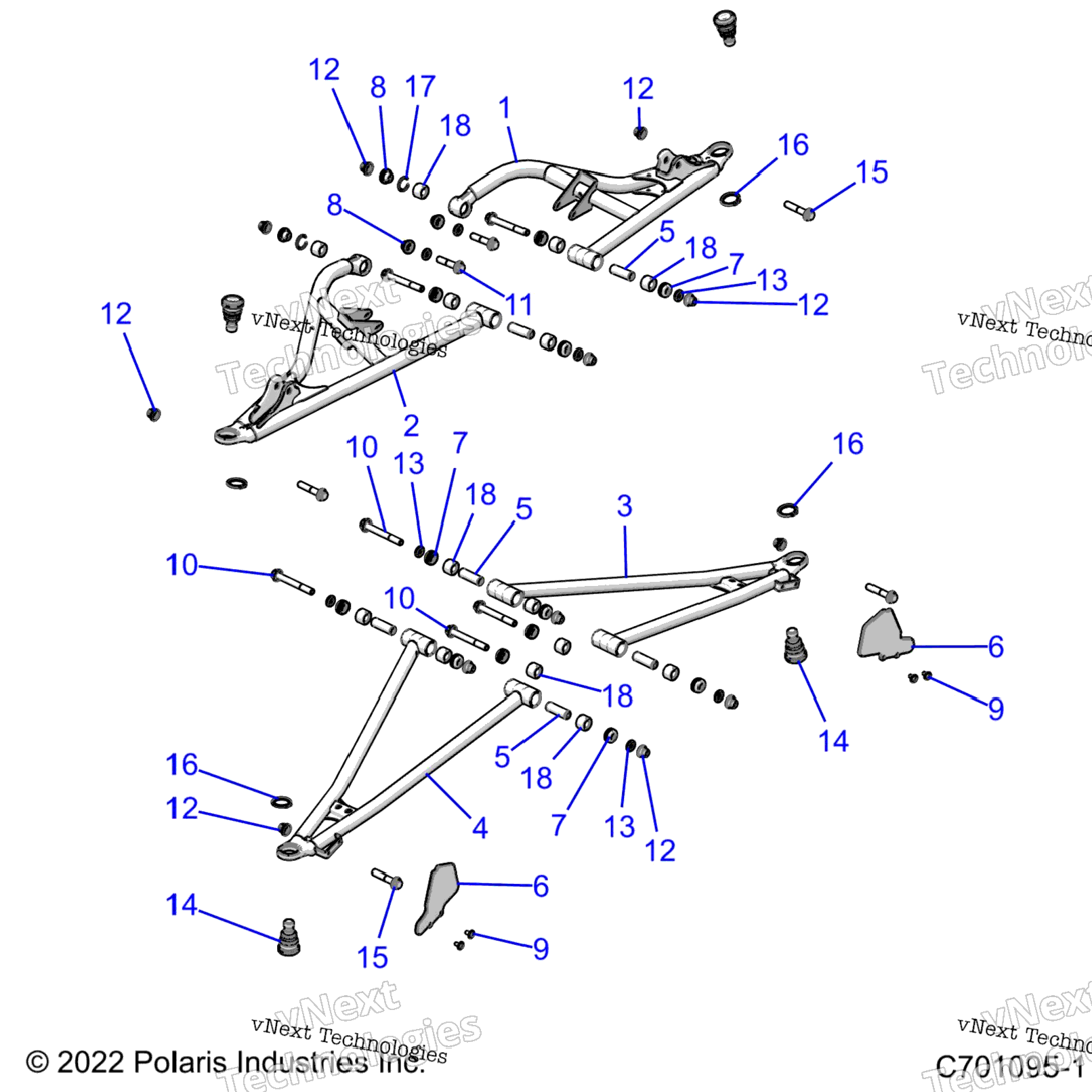 Suspension, Front Control Arms