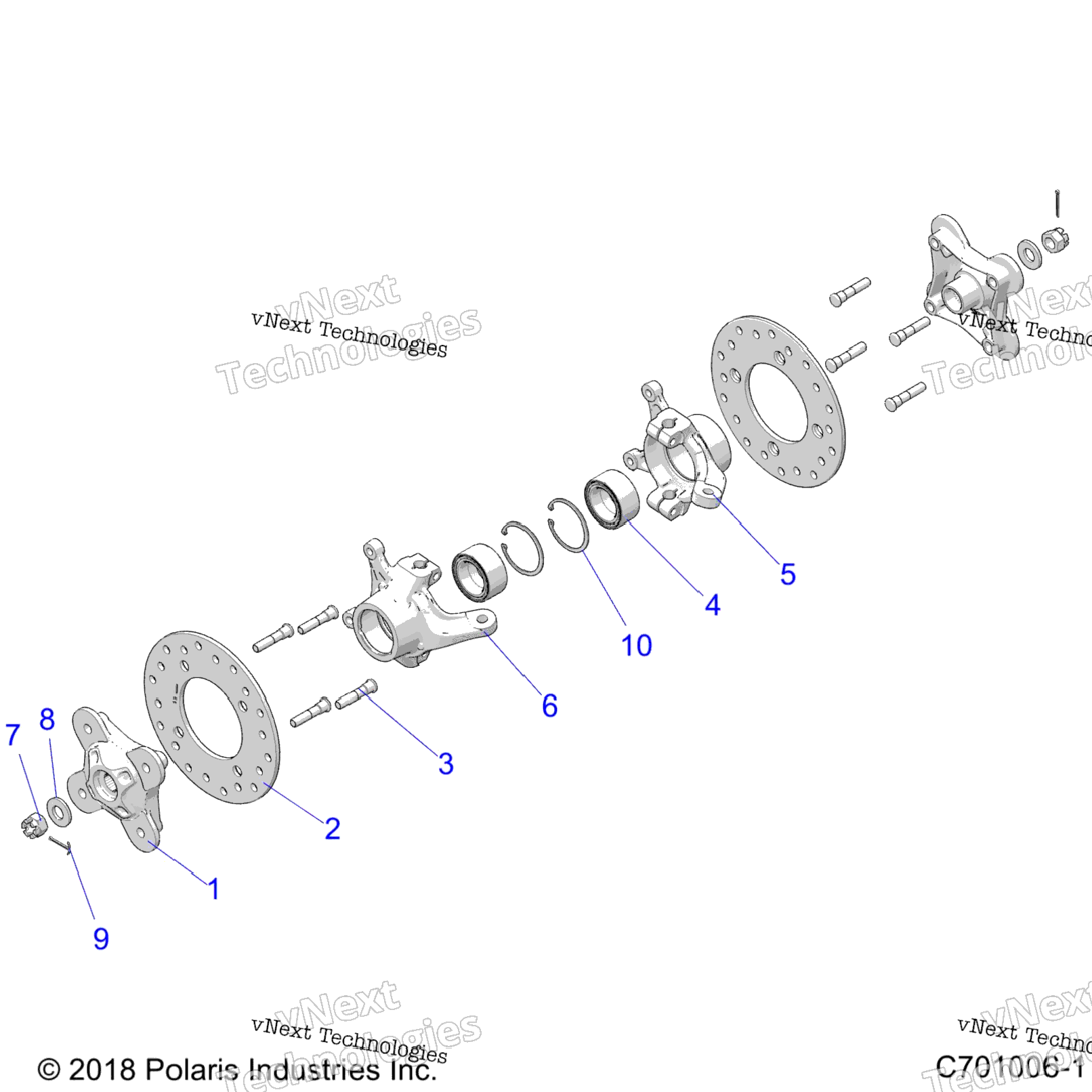 Suspension, Front Carrier And Hub