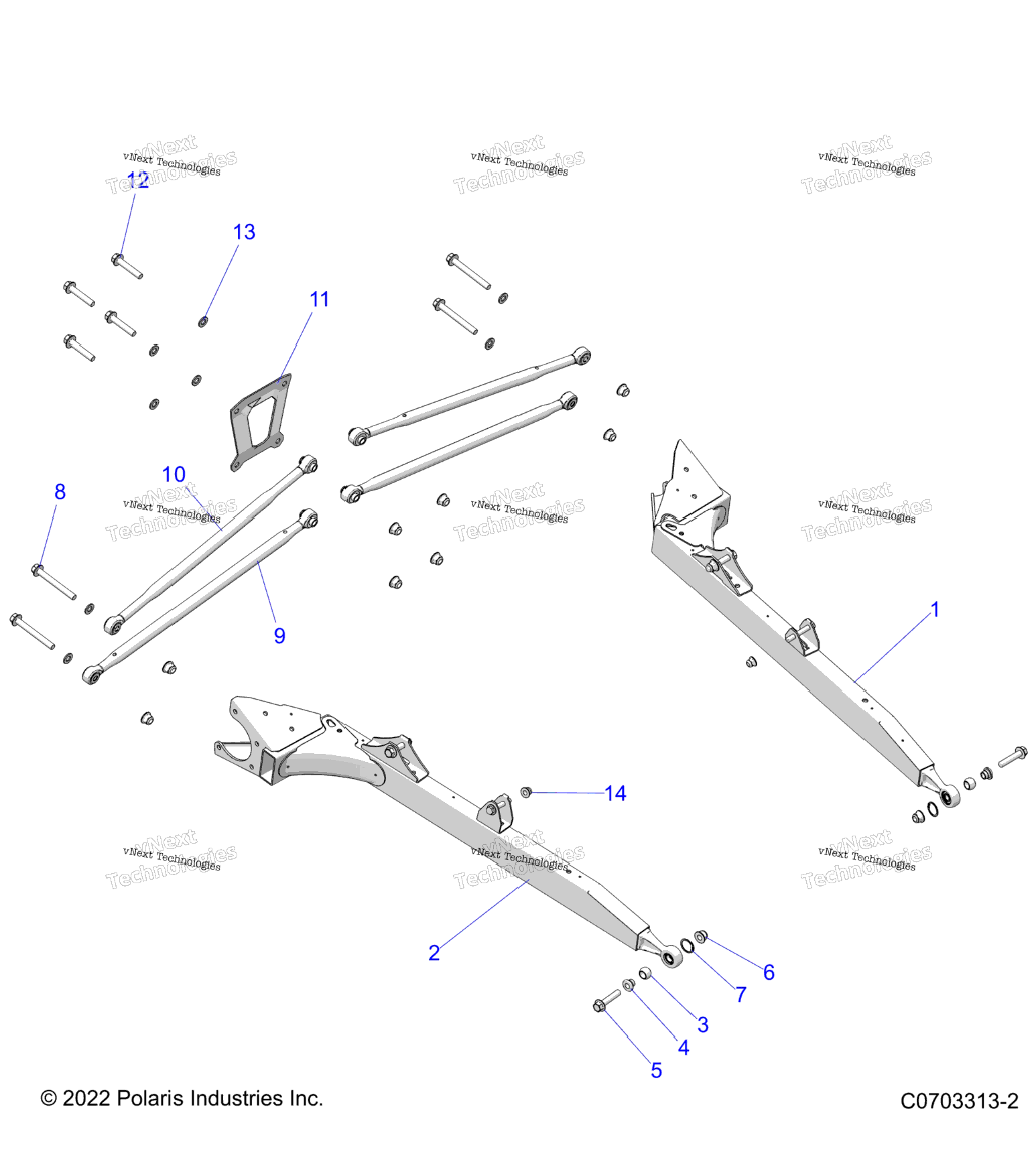 Suspension, Rear Control Arms