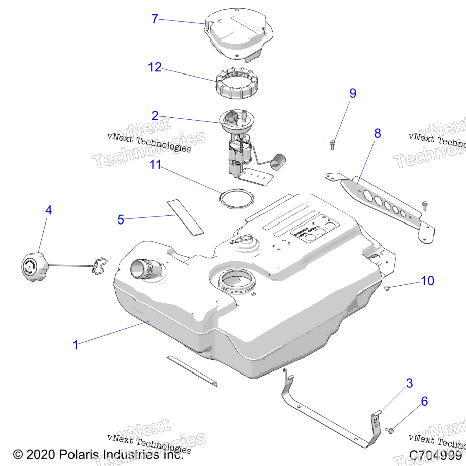 Fuel System, Tank Z23nav99a99B