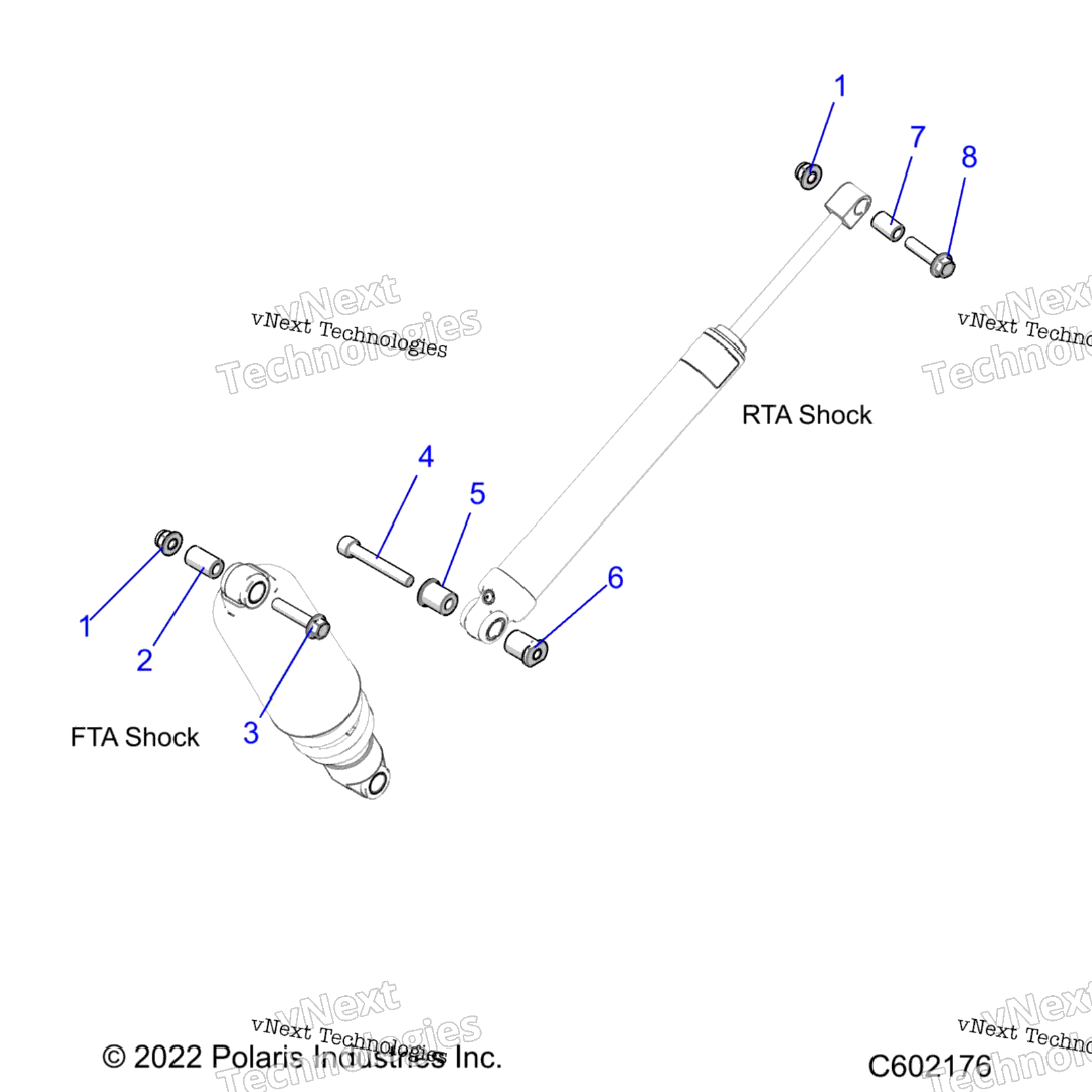 Suspension, Shock Mounting, Rear Susp. S24tls6rsl6Rel