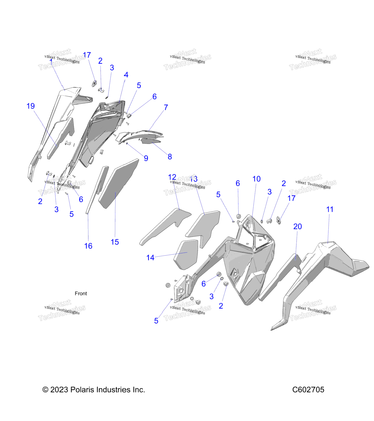 Body, Side Panels And Trim (C602705