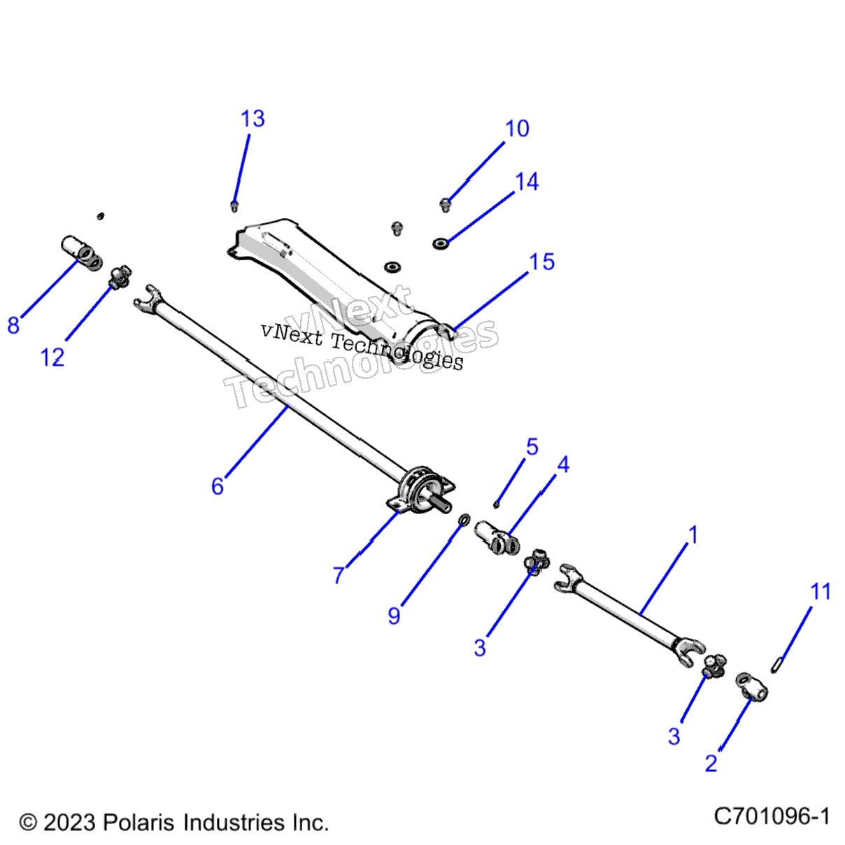 Drive Train, Front Prop Shaft Z23nak99a99B