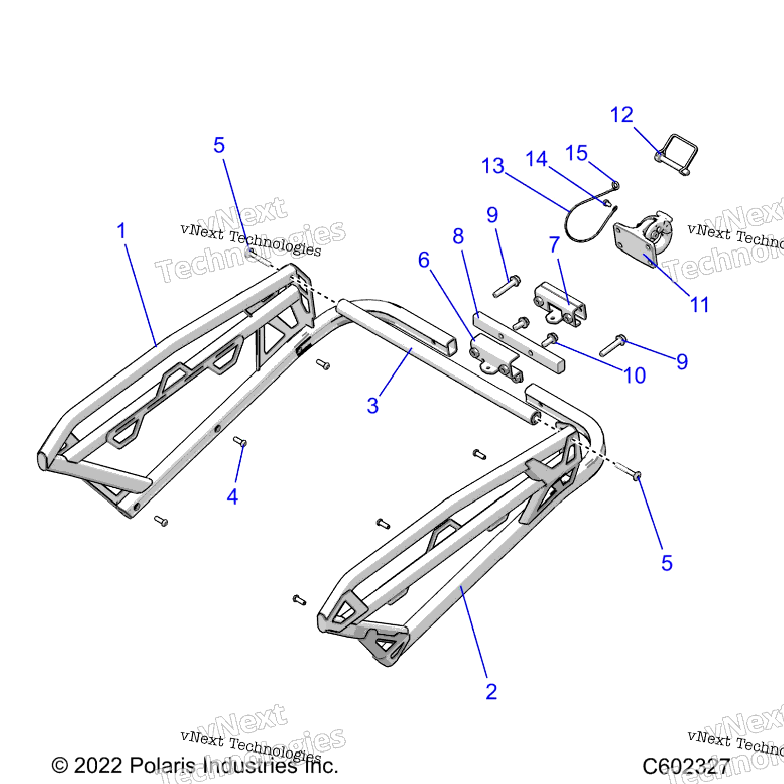 Chassis, Rear Rack And Hitch