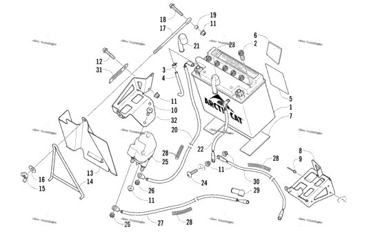 Battery And Tray Assembly