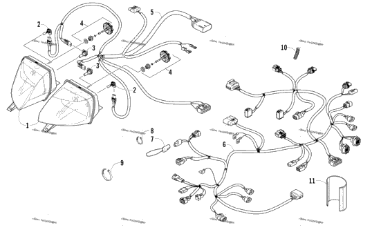 Headlight And Wiring Assemblies