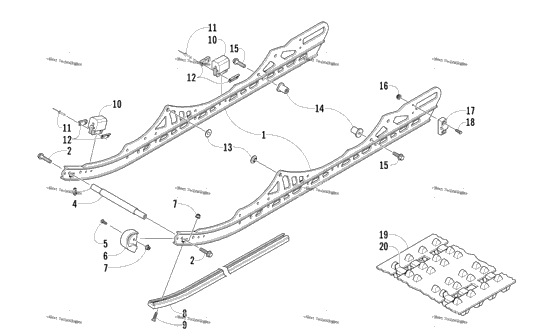 Slide Rails And Track Assembly