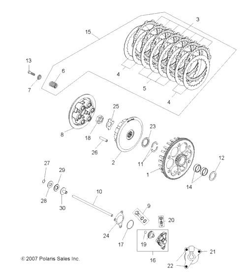 Engine, Clutch