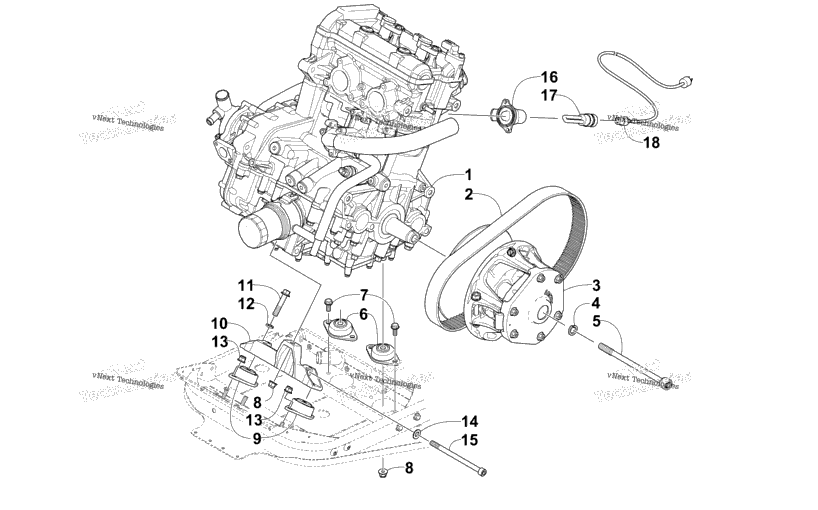 Engine And Related Parts