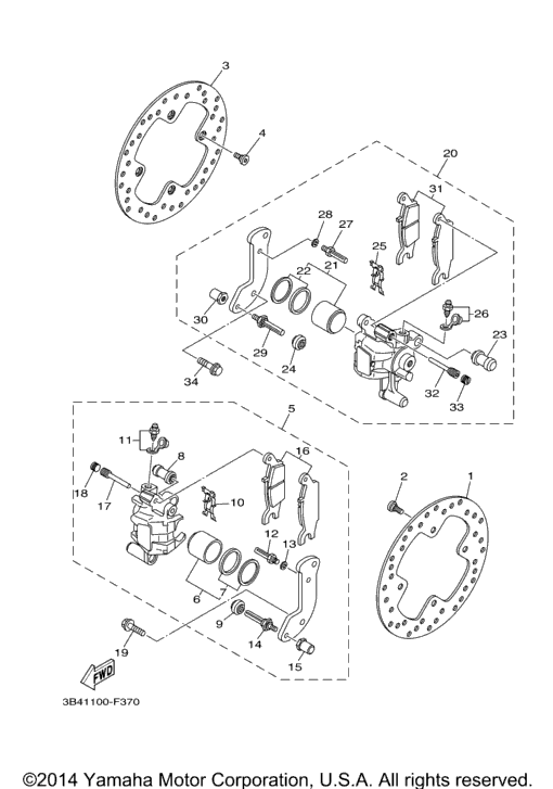 Rear Brake Caliper