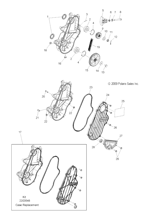 Drive Train, Chaincase All Options