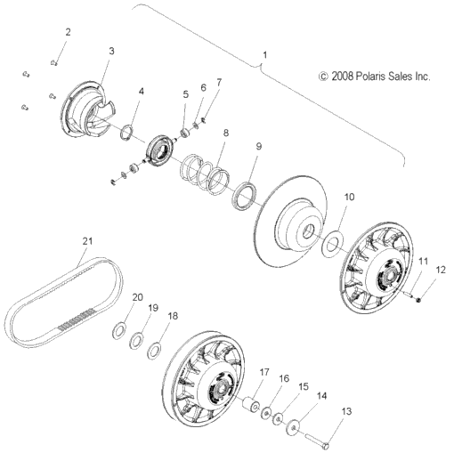 Drive Train, Clutch, Secondary All Options