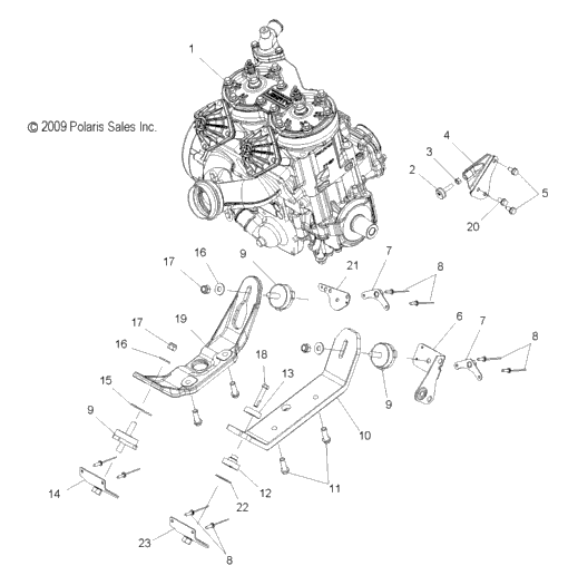 Engine, Mounting All Options