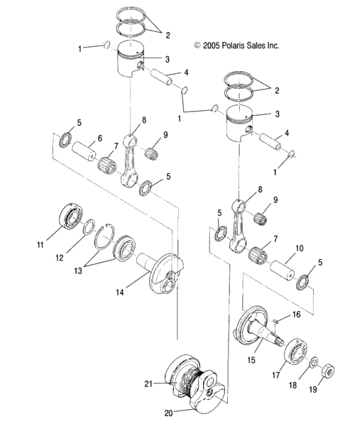 Engine, Piston & Crankshaft