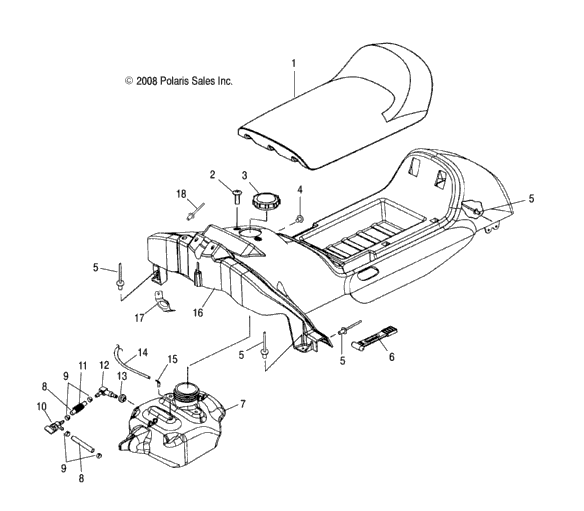 Body, Seat, Fuel Tank & Console