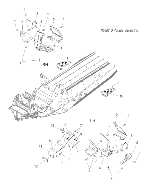 Chassis, Footrests & Clutch Guard