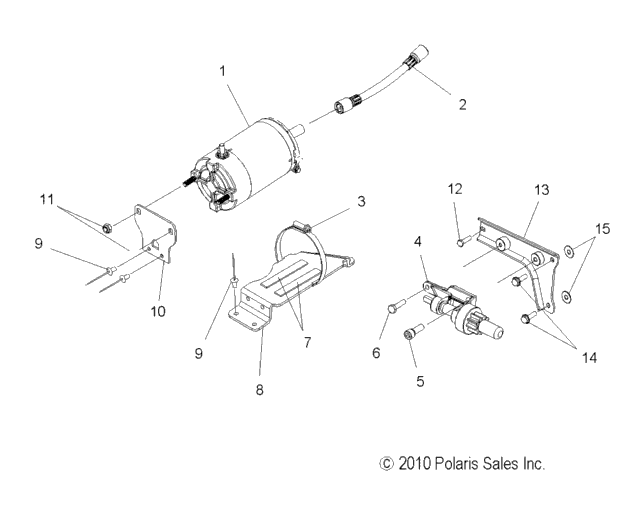 Engine, Starter Motor