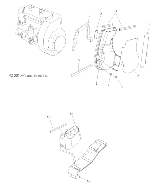 Engine, Fan Ducts