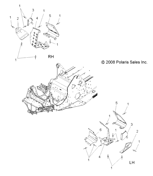 Chassis, Footrests