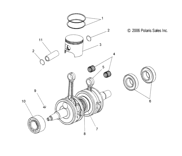 Engine, Piston & Crankshaft