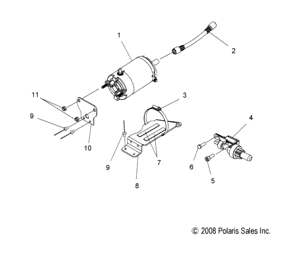 Engine, Starter Motor