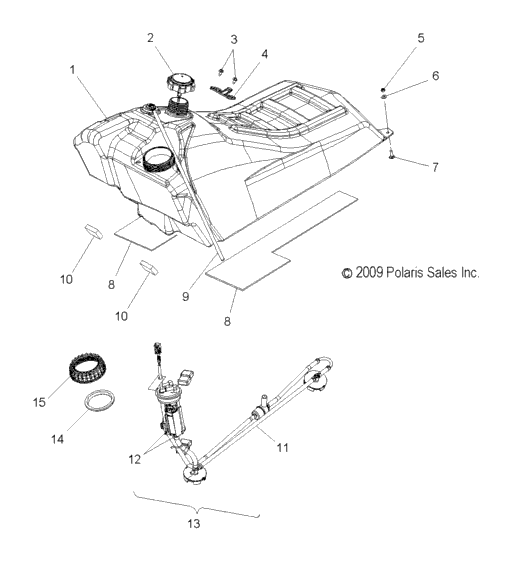 Fuel System, Fuel Tank Asm