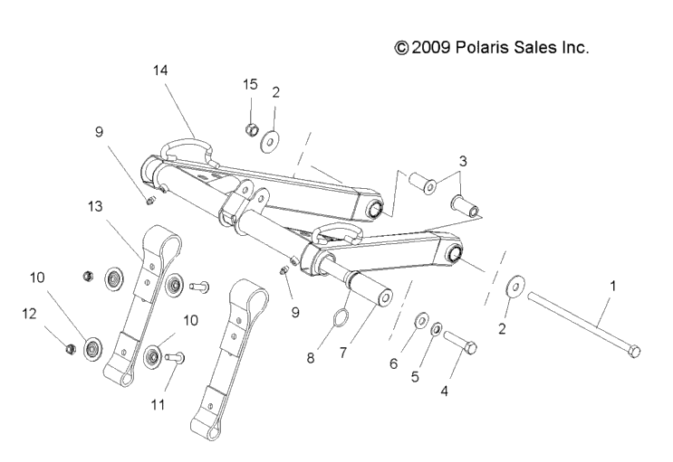 Suspension, Torque Arm, Front