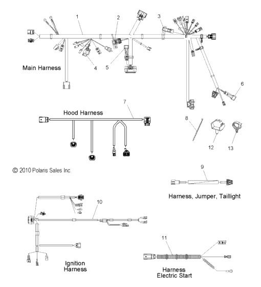 Electrical, Wire Harness All Options