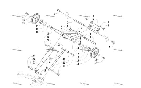 Rear Suspension Rear Arm Assembly