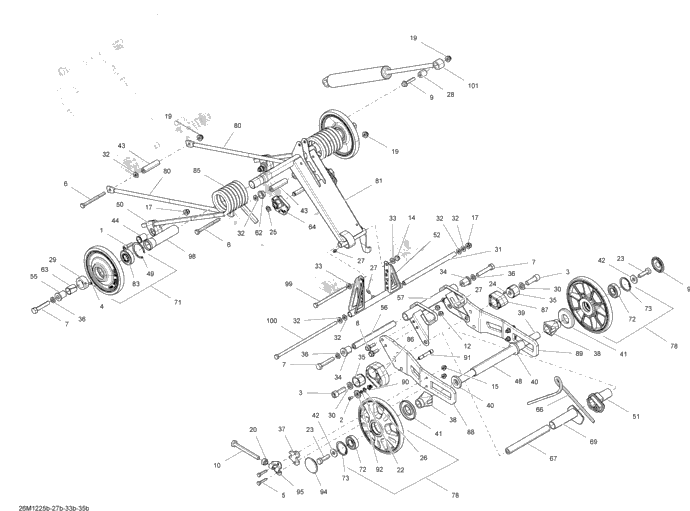 Rear Suspension Rear Arm And Shock