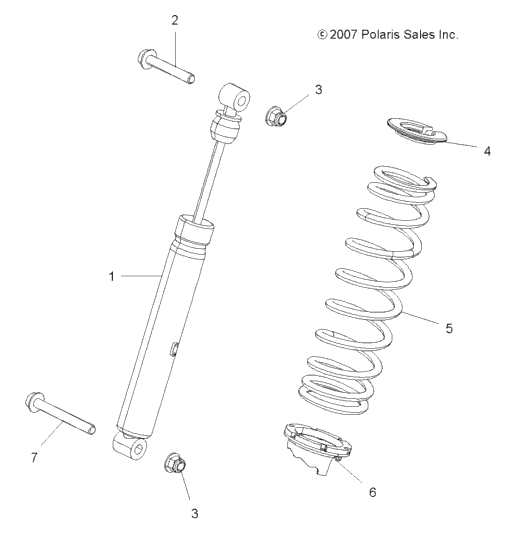 Suspension, Shock, Rear