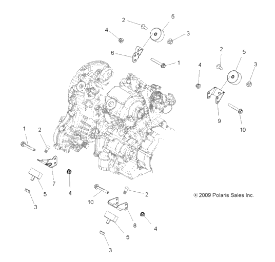 Engine, Mounting