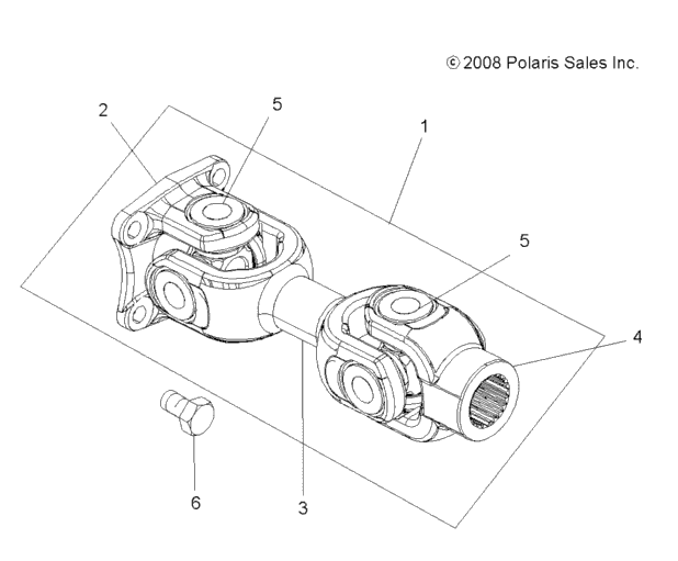 Drive Train, Prop Shaft, Rear