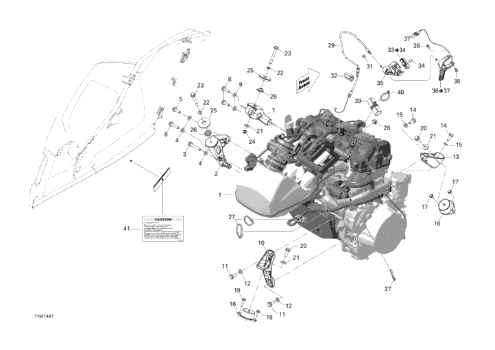 Engine And Engine Support