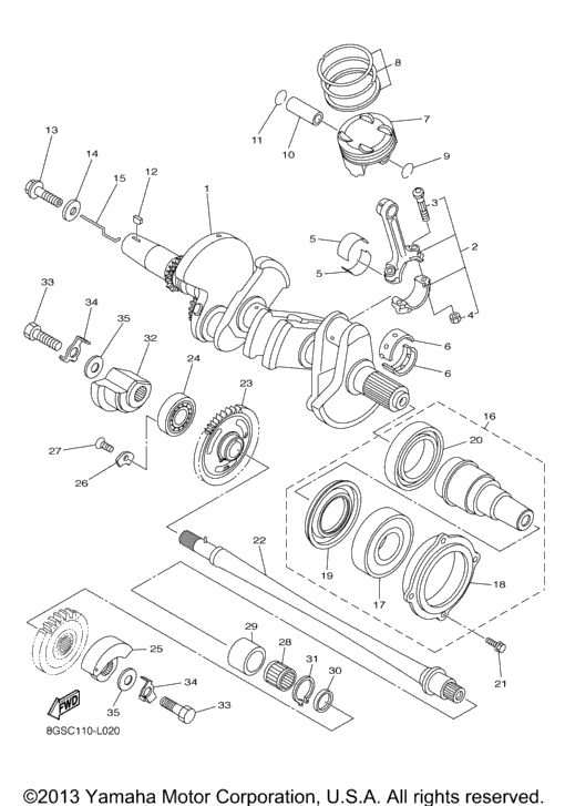 Crankshaft Piston