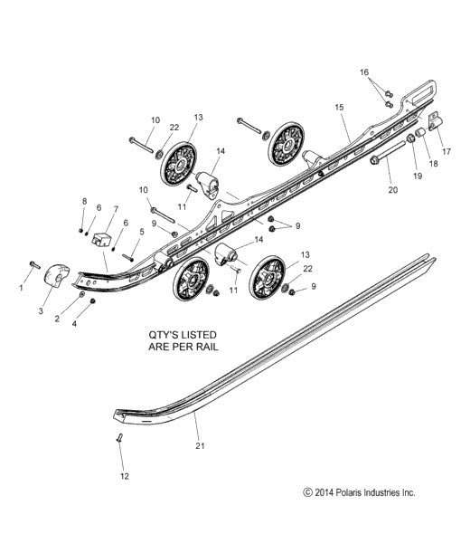 Suspension, Rail Asm. S15ds8 All Options