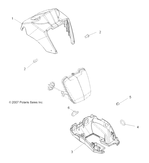 Body, Headlight Pod